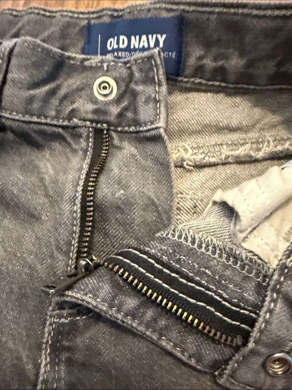 Toddler Boys Old Navy Gray Distressed Jeans
